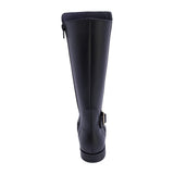 BOTA COQUETA PARA NIÑA EN SINTÉTICO COLOR NEGRO CANUTA CON HEBILLA