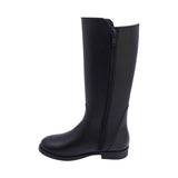 BOTA COQUETA PARA NIÑA EN SINTÉTICO COLOR NEGRO CANUTA CON HEBILLA