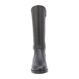 BOTA COQUETA PARA NIÑA EN SINTÉTICO COLOR NEGRO CANUTA CON HEBILLA