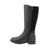 BOTA COQUETA PARA NIÑA EN SINTÉTICO COLOR NEGRO CANUTA CON HEBILLA