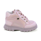 TENIS COQUETA PARA NIÑA DE SINTÉTICO COLOR ROSA SUELA THUNDER CON AGUJETA