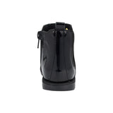BOTA COQUETA PARA NIÑA EN CHAROL COLOR NEGRO RONDY CON ELÁSTICO