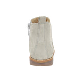 BOTA COQUETA PARA NIÑA EN PIEL COLOR GRIS RONDY CON ELÁSTICO