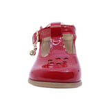 BALERINA COQUETA PARA NIÑA EN SINTÉTICO COLOR ROJO PAMPA CON HEBILLA