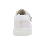 TENIS COQUETA PARA NIÑA EN SINTÉTICO COLOR PERLA ZIPPY CON AGUJETA Y TIRA DE CONTACTO