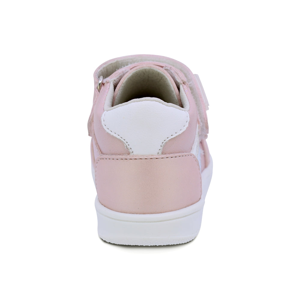 TENIS COQUETA PARA NIÑA DE SINTÉTICO COLOR ROSA TEDDY CON TIRA DE CONTACTO