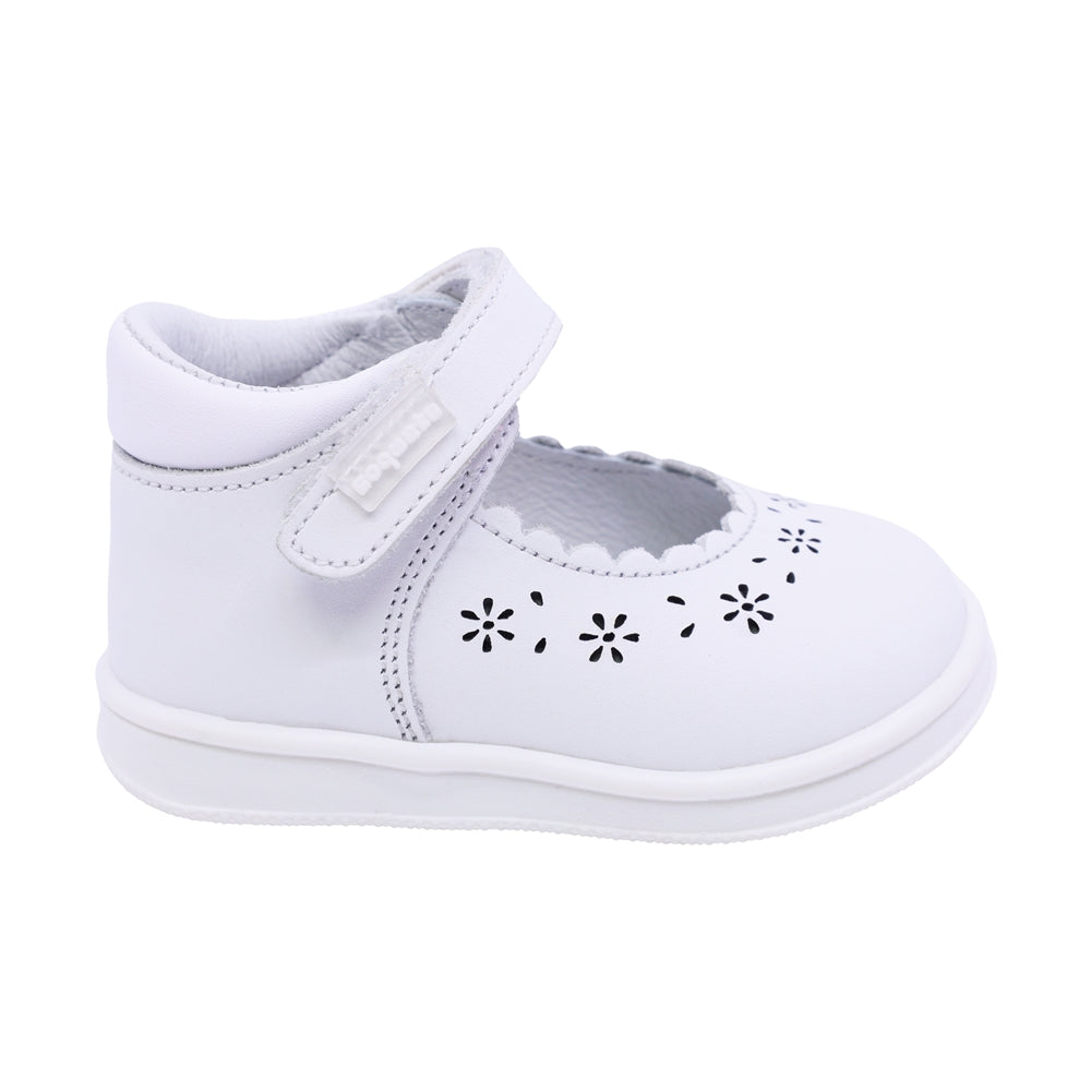 BALERINA COQUETA PARA NIÑA COLOR BLANCO DE PIEL TEDDY TIRA DE CONTACTO