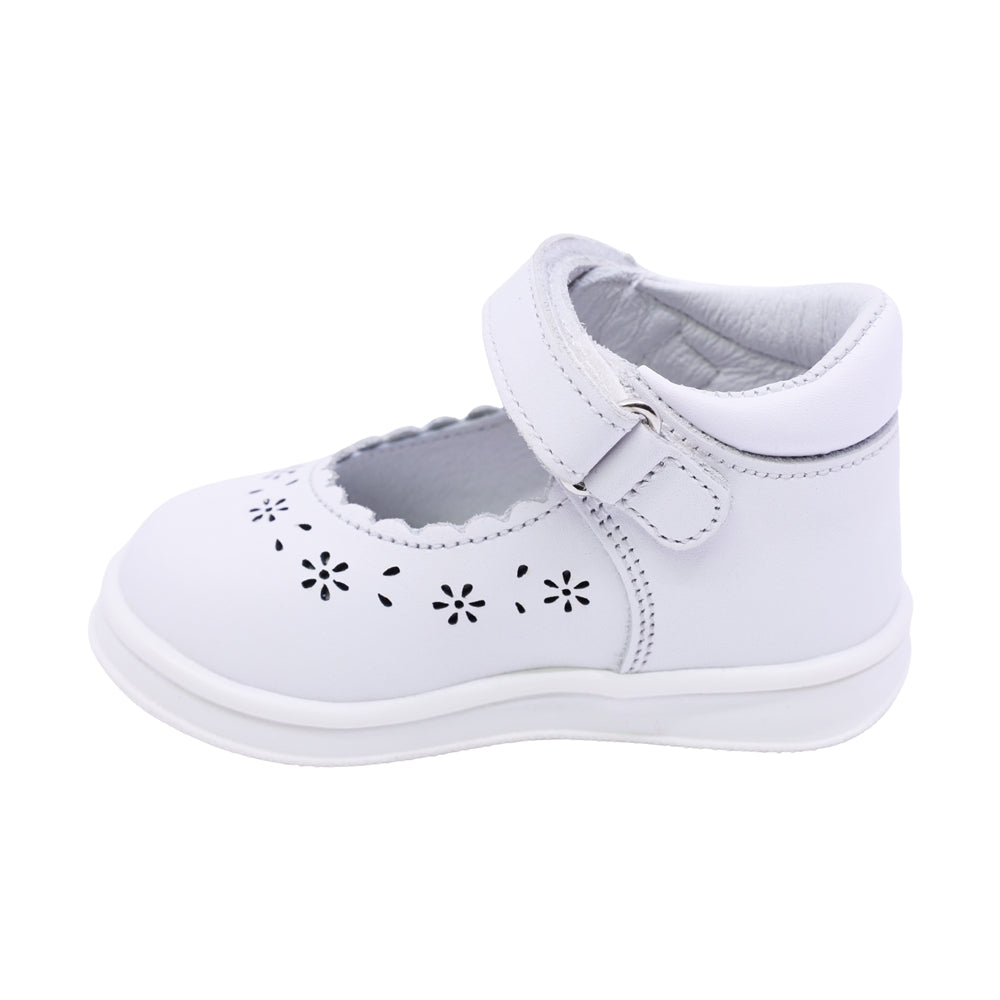 BALERINA COQUETA PARA NIÑA COLOR BLANCO DE PIEL TEDDY TIRA DE CONTACTO