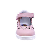 BALERINA COQUETA PARA NIÑA COLOR ROSA DE PIEL TEDDY CON TIRA DE CONTACTO