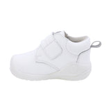 BOTA AUDAZ PARA NIÑO EN PIEL COLOR BLANCO PINKY CON TIRA DE CONTACTO