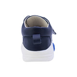 BOTA AUDAZ PARA NIÑO EN PIEL COLOR AZUL PINKY CON TIRA DE CONTACTO