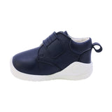 BOTA AUDAZ PARA NIÑO EN PIEL COLOR AZUL PINKY CON TIRA DE CONTACTO