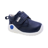 BOTA AUDAZ PARA NIÑO EN PIEL COLOR AZUL PINKY CON TIRA DE CONTACTO