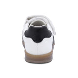 TENIS AUDAZ PARA NIÑO DE SINTÉTICO COLOR BLANCO TEDDY CON FRANJAS NEGRAS