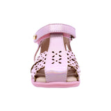 SANDALIA COQUETA PARA NIÑA COLOR ROSA DE SINTÉTICO VANESSA CON TIRA DE CONTACTO