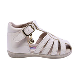 SANDALIA COQUETA PARA NIÑA COLOR BEIGE DE SINTÉTICO VANESSA CON HEBILLA