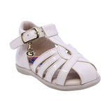 SANDALIA COQUETA PARA NIÑA COLOR BEIGE DE SINTÉTICO VANESSA CON HEBILLA