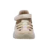 SANDALIA COQUETA PARA NIÑA COLOR ORO DE SINTÉTICO ZIPPY CON TIRA DE CONTACTO