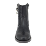 BOTA COQUETA PARA NIÑA EN PIEL COLOR NEGRO MIRTA CON HEBILLA