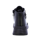 BOTA COQUETA PARA NIÑA EN CHAROL COLOR NEGRO SUELA NEMO CON AGUJETA