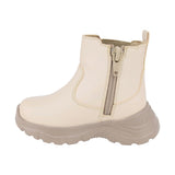 BOTA COQUETA PARA NIÑA EN SINTÉTICO COLOR ORO NEMO CON ELÁSTICO