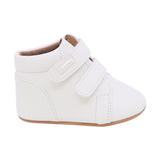 BOTA AUDAZ PARA NIÑO COLOR BEIGE DE SINTÉTICO PEUQUE CON TIRA DE CONTACTO