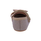 BALERINA COQUETA PARA NIÑA COLOR ORO ROSADO DE SINTÉTICO PEQUE CON TIRA DE CONTACTO