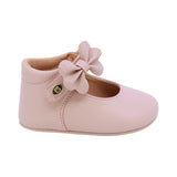 ZAPATO COQUETA PARA NIÑA DE SINTÉTICO COLOR ROSA PEUQUE CON MOÑO DECORATIVO