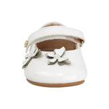 BALERINA COQUETA PARA NIÑA EN SINTÉTICO COLOR BLANCO PEUQUE CON TIRA DE CONTACTO