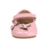 BALERINA COQUETA PARA NIÑA EN SINTÉTICO COLOR ROSA PEUQUE CON TIRA DE CONTACTO