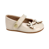 BALERINA COQUETA PARA NIÑA EN SINTÉTICO COLOR BEIGE PEUQUE CON TIRA DE CONTACTO